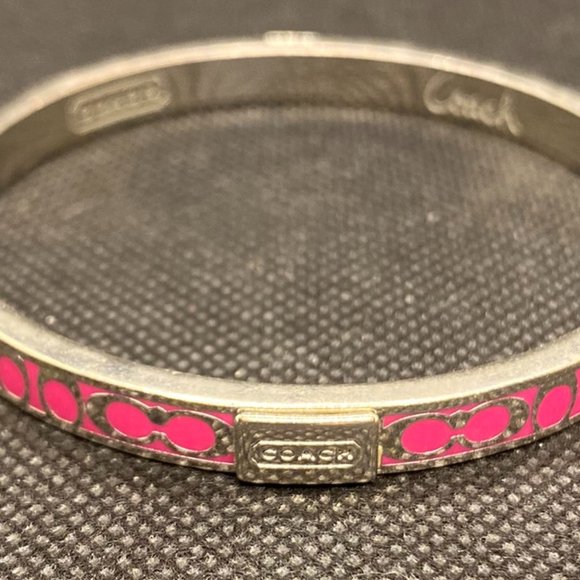 COACH Bangle- Pink and Silver - Picture 3 of 3
